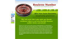 Desktop Screenshot of de.roulette-number.com