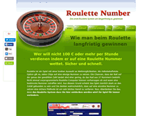 Tablet Screenshot of de.roulette-number.com